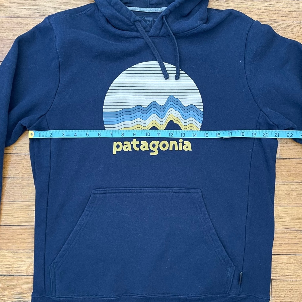 Patagonia Ridge Rise Moonlight Uprisal Hoody Blue Graphic - Unisex - Picture 5 of 11